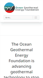 Mobile Screenshot of oceangeothermal.org